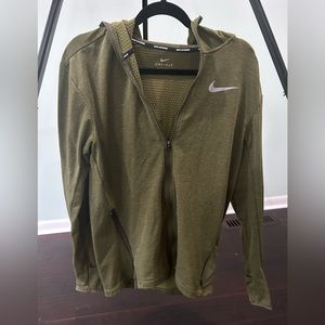 Green nike zip up / size men’s small